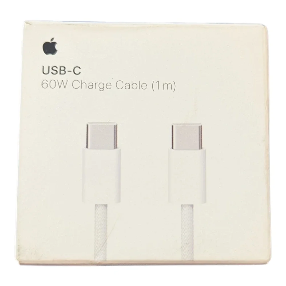 C1-O Apple 60W USB-C to‎ USB-C Woven Charge Cable 1 m MW493AM/A A2795 (Open Box)